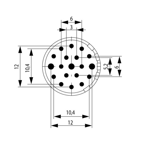 Weidmüller Kontakt Einlötbuchse, 10mm SAI-M23-BE-19-10MM