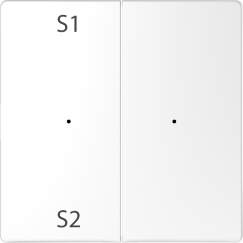 Merten Wippe f. Tastermodul 2-fach Szene1/2 blank lotws MEG5226-6035