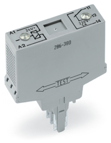 WAGO GmbH & Co. KG Relaisstecker 24VDC 1W, bistabil 286-380