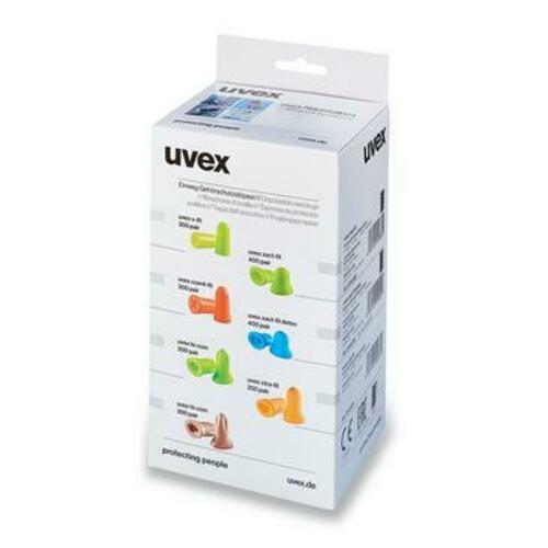 Uvex com4-fit o. Kordel Nachfüllbox, 300 P 2112023(VE600)