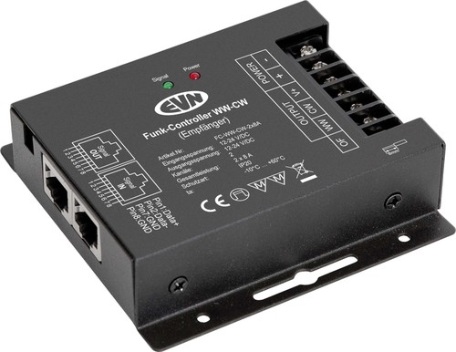 EVN Lichttechnik Funk-Empfänger-Controller 12-24V/DC-2x8A IP20 FCWWCW2X8A EVN Lichttechnik Funk-Empfänger-Controller 12-24V/DC-2x8A IP20 FCWWCW2X8A