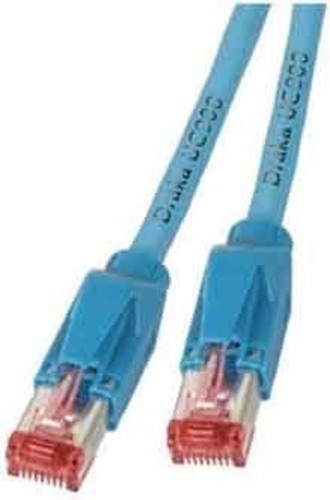 EFB-Elektronik Patchkabel Cat.6A 2xHRS TM21 0,5m bl K8054.0,5 bl
