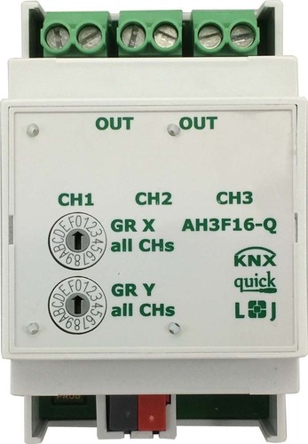 Lingg&Janke KNX Schaltaktor quick 3-fach 16A 3TE AH3F16-Q