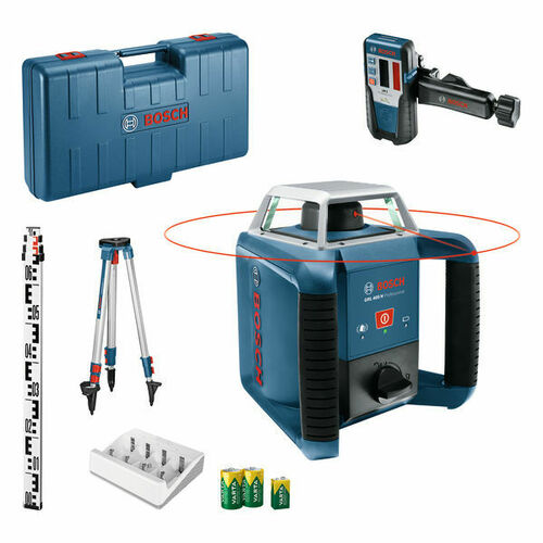 Bosch Power Tools Rotationslaser im Handwerkerkoffer 0615A50066