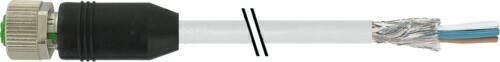Murrelektronik M12 Buchse frei.Ltg.ende PUR-OB 4x0,34 grau 7000-13201-3310750
