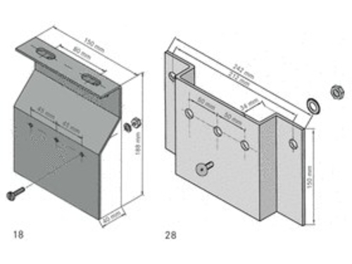 Lapp Zubehör Montageplatten-MP-18 52026060
