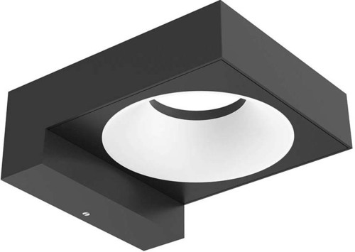 Abalight LED-Wandleuchte 3000K schwarz 180Gr JARDO-W2-8-830-B Abalight LED-Wandleuchte 3000K schwarz 180Gr JARDO-W2-8-830-B