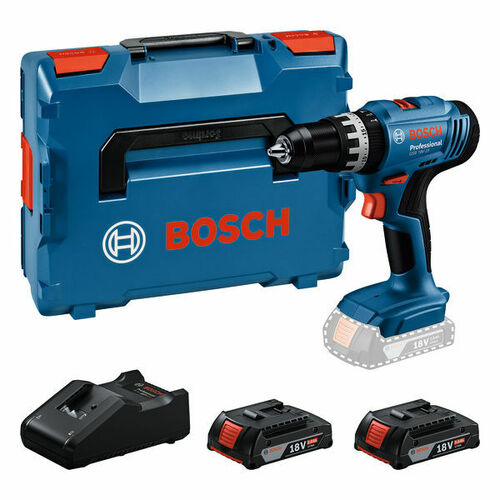 Bosch Power Tools Akku-Schlagbohrschauber, 2 x Akku GBA 18V 2.0Ah 06019K9302 Bosch Power Tools Akku-Schlagbohrschauber, 2 x Akku GBA 18V 2.0Ah 06019K9302