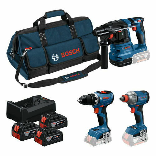 Bosch Power Tools Combo Kit 18V-Set mit 3 Werkzeugen: 0615A50093