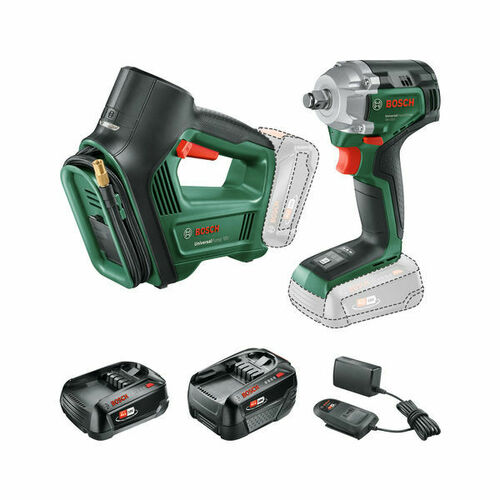 Bosch Power Tools Combo Kit, 1x PBA 18V 2.0Ah+PBA 18V 4.0Ah 0615A5009C