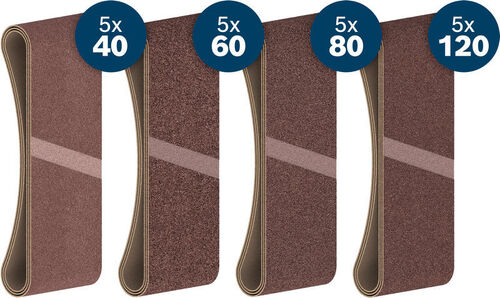 Bosch Power Tools PRO X440 Schleifband Set, 75x457mm 2608623336 Bosch Power Tools PRO X440 Schleifband Set, 75x457mm 2608623336