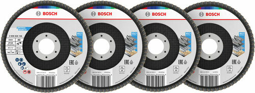 Bosch Power Tools X451 Fächerschleifscheiben Set 125 x 22,23 mm 2608626162