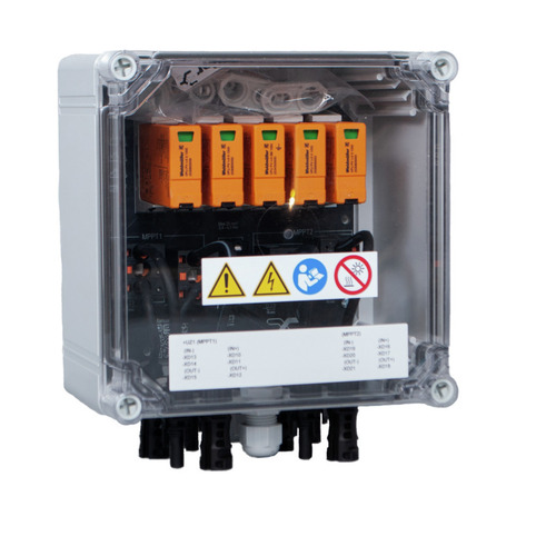 Weidmüller Generatoranschlusskasten, 1100 V, 2 MPP, 1 Ein PVN DC 1I#2882160000 Weidmüller Generatoranschlusskasten, 1100 V, 2 MPP, 1 Ein PVN DC 1I#2882160000