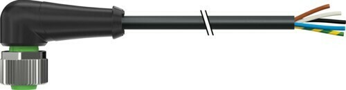 Murrelektronik M12 Bu. 90° A-kod. freies Ltg-ende PVC 5x0.34 7000-12361-6150500 Murrelektronik M12 Bu. 90° A-kod. freies Ltg-ende PVC 5x0.34 7000-12361-6150500