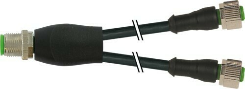 Murrelektronik Y-Verteiler M12 St. / M12 Bu. 0° A-kod. PVC 7000-40721-6130500 Murrelektronik Y-Verteiler M12 St. / M12 Bu. 0° A-kod. PVC 7000-40721-6130500