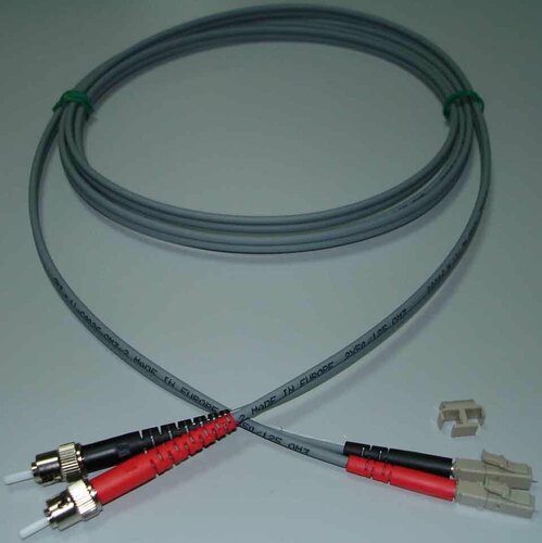 Fumo LWL-Patchkabel 1m 62,5/125 ST/SC PT/DX-STSC-62-1