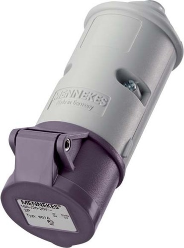 Mennekes Kupplung 16A,2p,25V,IP44 681A