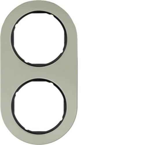 Hager Rahmen 2-fach ch WLD9200STB Hager Rahmen 2-fach ch WLD9200STB