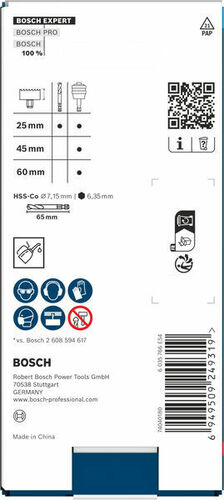 Bosch Power Tools Aufnahmedorn EXP PC PLUS HEX,7,15x65mm 2608902033