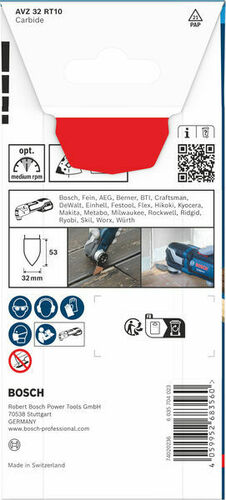 Bosch Power Tools Schleiffinger EXP AVZ32 RT10 GOP,32x53 2608902067