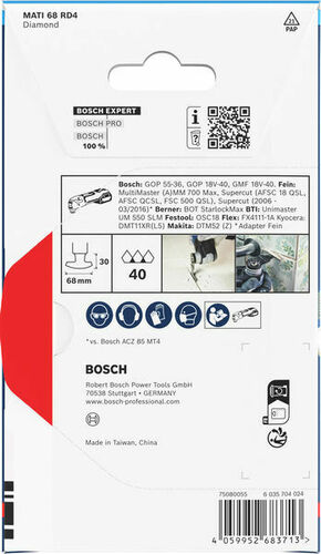 Bosch Power Tools Sägebl. f. Oszillierer EXP MATI68RD4,68x32mm 2608902082