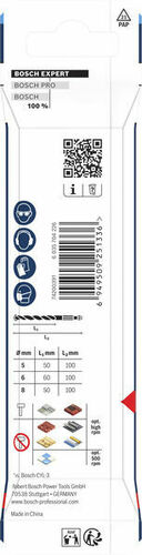 Bosch Power Tools Bohrer-Set EXP, 3 St. HEX-9 MC, 5/6/8mm 2608902288