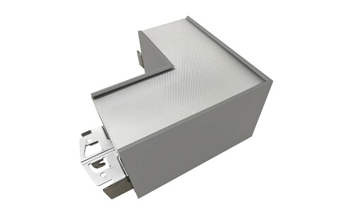 Opple Lighting Eckverbinder aluminium Lima LconnectionG2AL Opple Lighting Eckverbinder aluminium Lima LconnectionG2AL