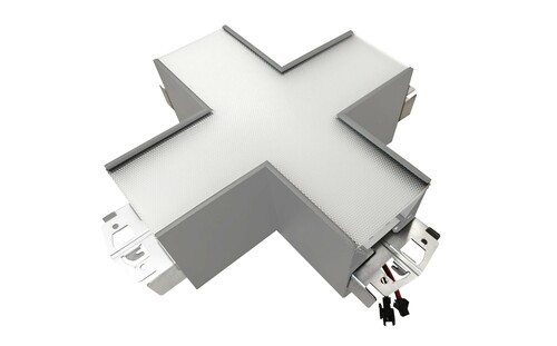 Opple Lighting Kreuzverbinder aluminium Lima XconnectionG2AL Opple Lighting Kreuzverbinder aluminium Lima XconnectionG2AL