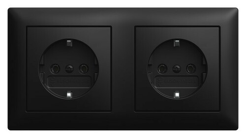 Busch-Jaeger SCHUKO Doppelsteckdose durch 20-2 EUCJ-915-503