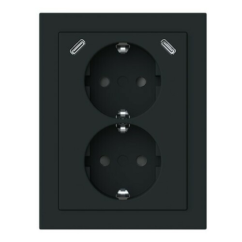 Busch-Jaeger SCHUKO-2x USB Steckdose Safety+ 202EAPJB2USBC-885