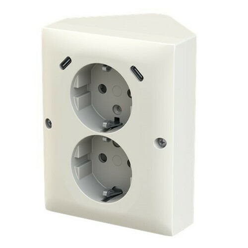 Busch-Jaeger SCHUKO-2x USB Steckdose Safety+ 202EAPJB2USBC-914