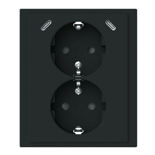 Busch-Jaeger SCHUKO-2x USB Steckdose Safety+ 202EUJRB2USBC-885