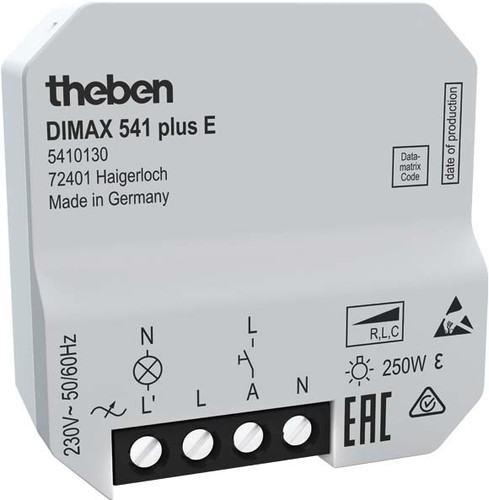 Theben UP-Universaldimmer f. ESL+230V LED-Lp. DIMAX 541 plus E