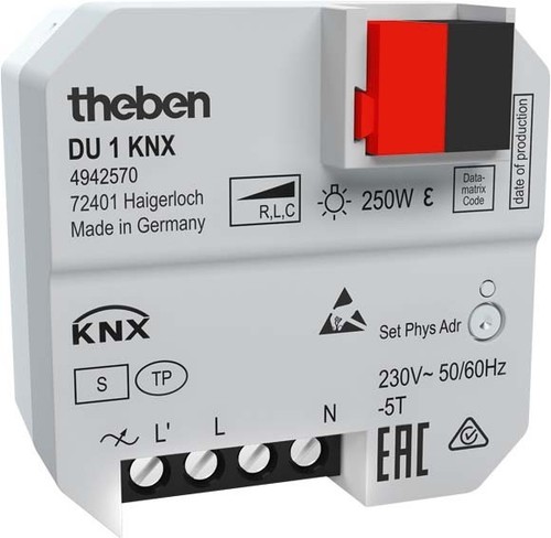 Theben UP-Dimmaktor 1 Kanal DU 1 KNX