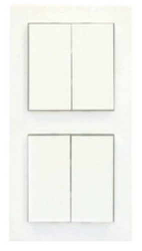 Lingg&Janke KNX-Tastsensor UP 8-fach eco+ TA8F55TH-BCU-E