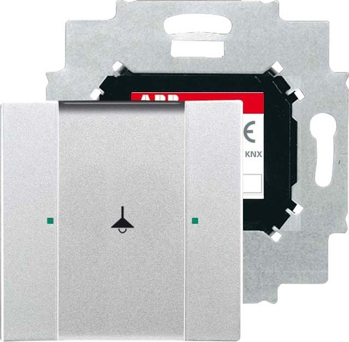 Busch-Jaeger Bedienelement 1-fach alusilber 6125/01-83-500 Busch-Jaeger Bedienelement 1-fach alusilber 6125/01-83-500