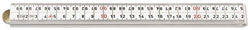 Hultafors Glasfasergliedermassstab weiss G59-1-4-12 VI