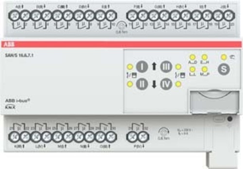 ABB Stotz S&J Schalt-/Jalousieaktor 16fach 6A, REG SAH/S16.6.7.1