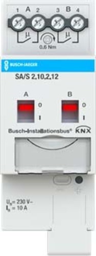 Busch-Jaeger Binärausgang 10A REG, KNX SA/S2.10.2.12