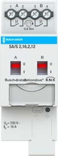 Busch-Jaeger Binärausgang 16A REG, KNX SA/S2.16.2.12