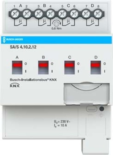 Busch-Jaeger Binärausgang 10A REG, KNX SA/S4.10.2.12 Busch-Jaeger Binärausgang 10A REG, KNX SA/S4.10.2.12