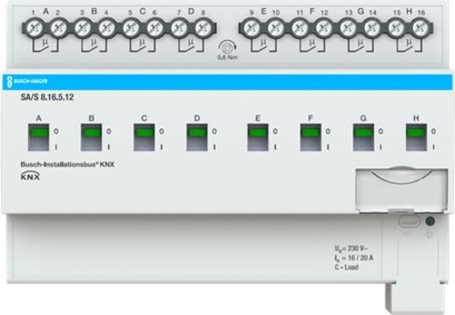 Busch-Jaeger Binärausgang 16AX REG, KNX SA/S8.16.5.12 Busch-Jaeger Binärausgang 16AX REG, KNX SA/S8.16.5.12
