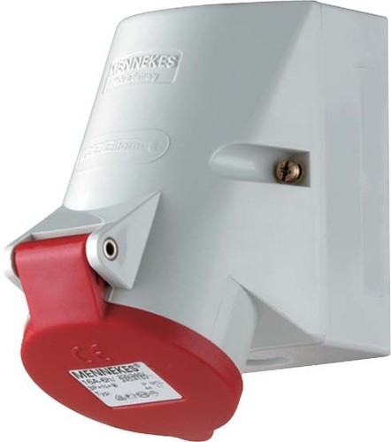 Mennekes Wanddose TwinContact 16A,4p,6h,400V,IP44 1724