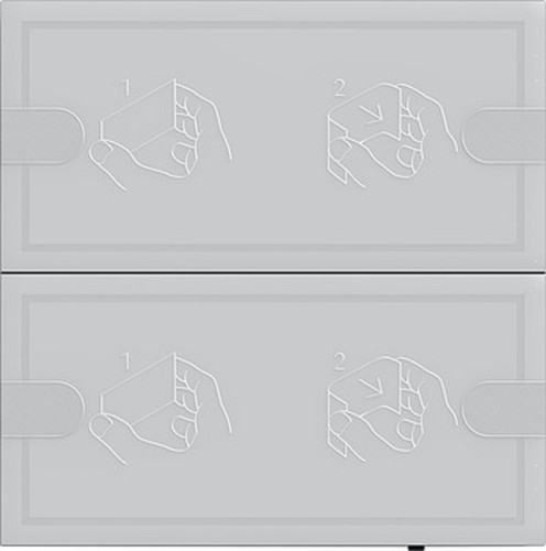 Gira KNX Tastsensor 4 Komf. 2-fach TS4 anthr. 5002028