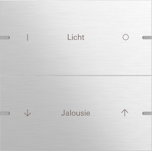 Gira Wippenset 2-fach Tastsens.4 TS4 aluminium 503217 Gira Wippenset 2-fach Tastsens.4 TS4 aluminium 503217