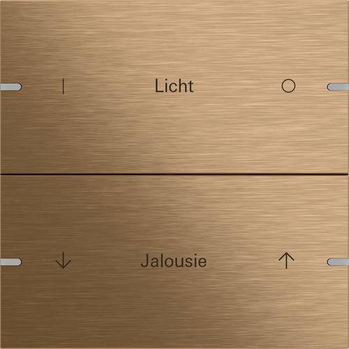 Gira Wippenset 2-fach Tastsens.4TS4 Bronze 503238 Gira Wippenset 2-fach Tastsens.4TS4 Bronze 503238