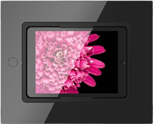 Viveroo iPad Wandhalterung Glasfront schwarz 210173