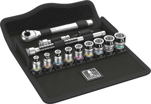 Wera Werk Zyklop-Knarrensatz 13t. metrisch 1/4" 8100 SA 12 HF