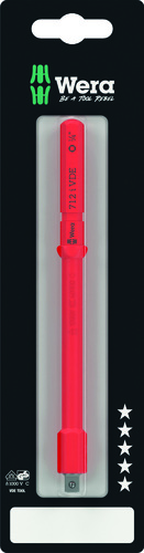 Wera Werk Adapterklinge, isoliert, für 1/4quot 05073702001 Wera Werk Adapterklinge, isoliert, für 1/4quot 05073702001