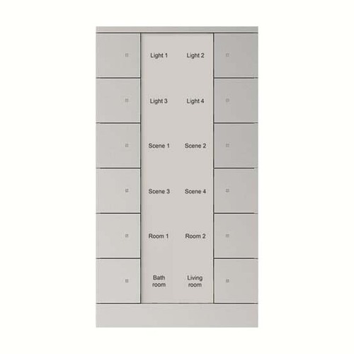 Busch-Jaeger 12f. Bedienelement alusilber SB/U12.0.1-83